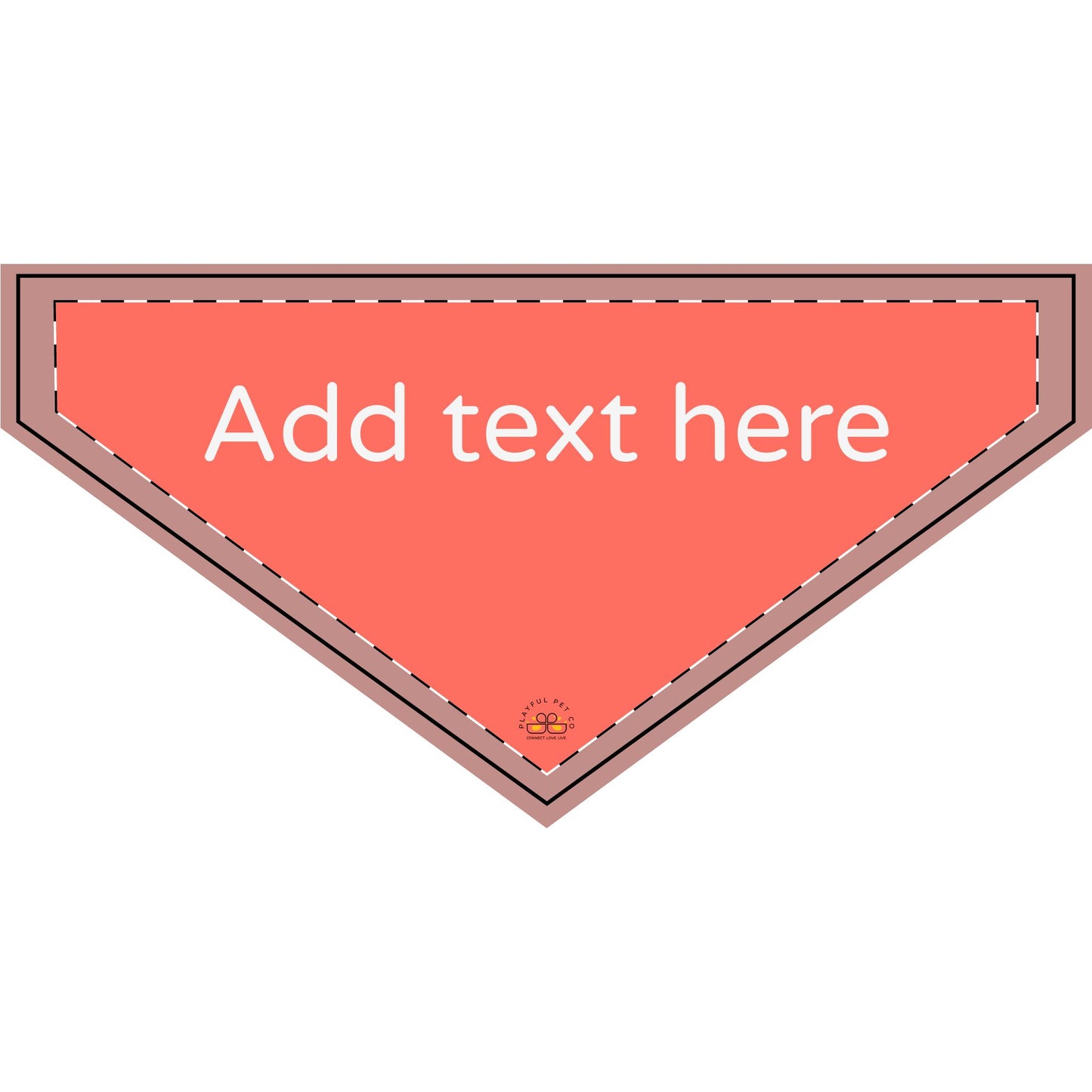 Playful Clip-on Pet Bandana - Personalize It!