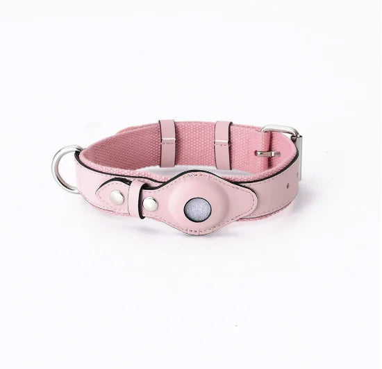 Tracker Lux Eco Leather AirTag Collar