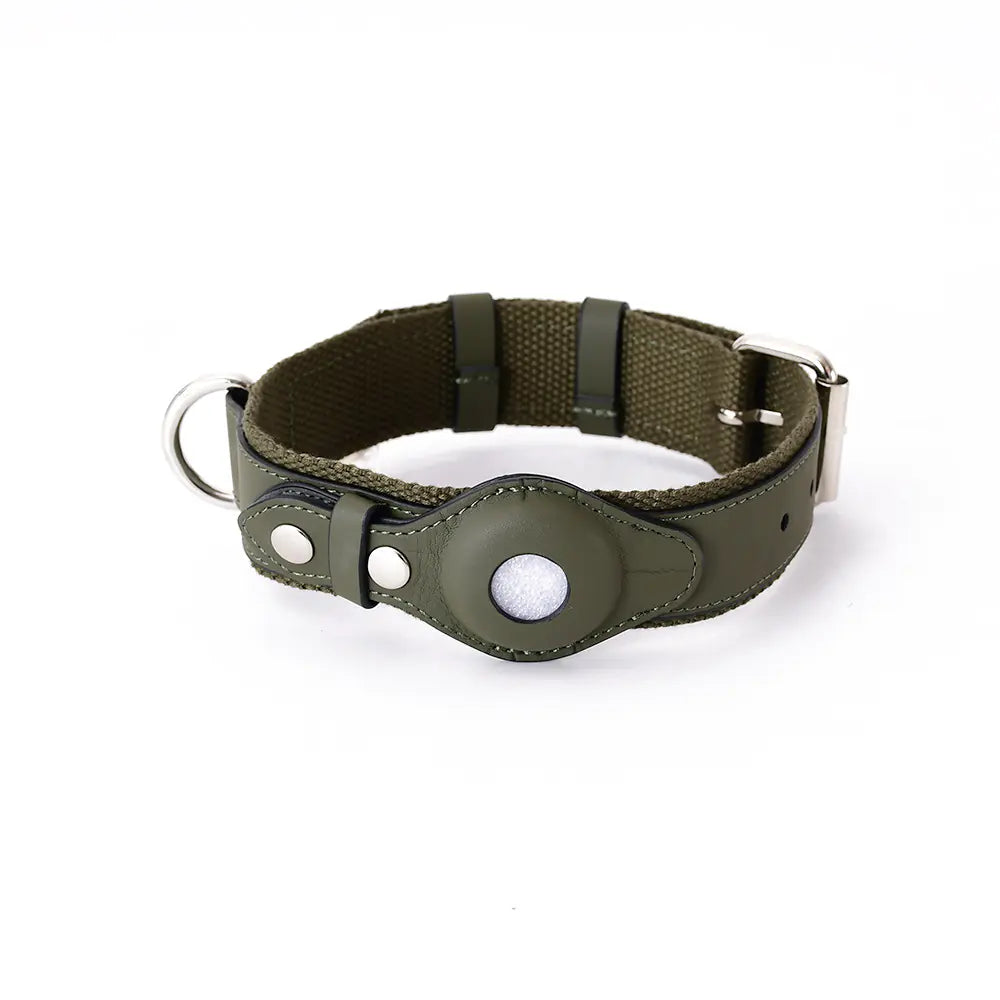 Tracker Lux Eco Leather AirTag Collar