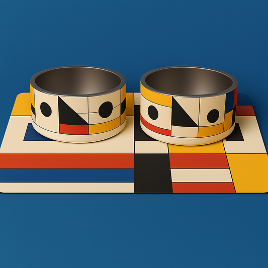 The Mini Mealtime Pair (18oz Bowls) - Bauhaus