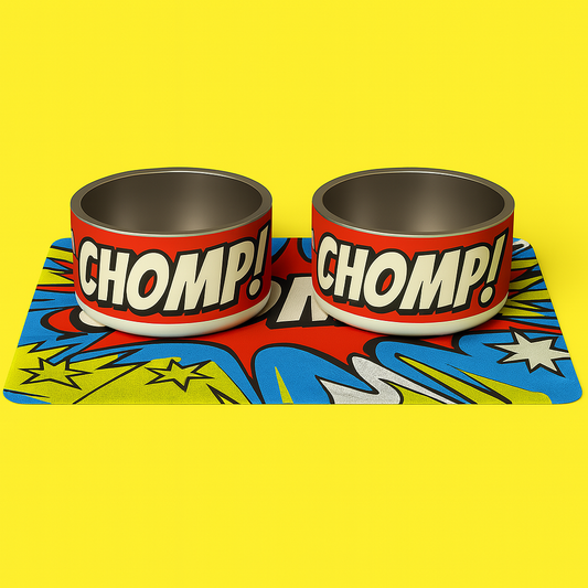 The Mini Mealtime Pair (18oz bowl) – Pop Art
